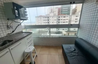 Apartamento vista mar na aviação, 2 dormitórios, terraço gourmet, só na imobiliária em praia grande.