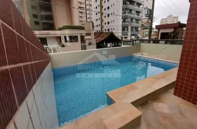 Apartamento vista mar na aviação de 3 dormitórios, lazer, confira na imobiliária em praia grande.