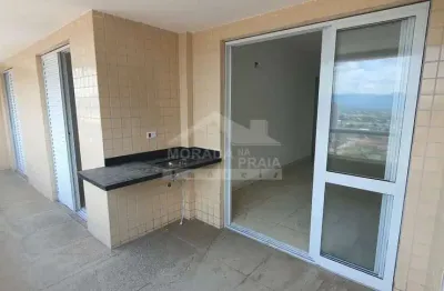 Apartamento na aviação, 2 suítes, terraço gourmet, 2 vagas, só na em praia grande.