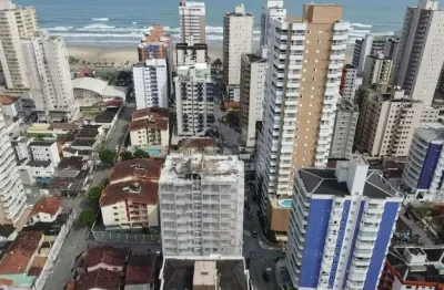 Lindo apartamento na aviação com vista ao mar, 02 dormitórios, 01 vagas em praia grande.