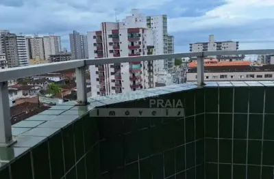 Apartamento no caiçara, 1 dormitório, sacada, confira na imobiliária em praia grande.