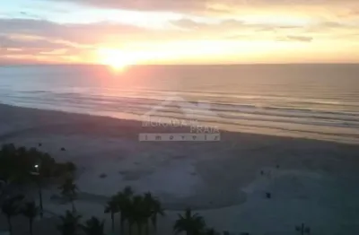 Apartamento frente mar na mirim, 1 dormitório, confira na imobiliária em praia grande.