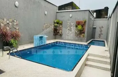 Casa em condomínio fechado com 2 quartos à venda no Balneário Maracanã, Praia Grande 