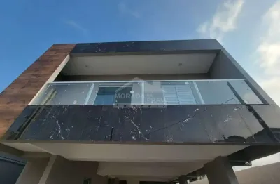 Casa em condomínio fechado com 2 quartos à venda no Balneário Maracanã, Praia Grande 