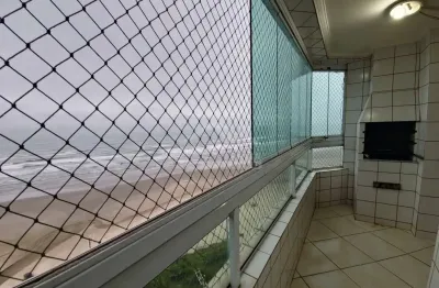 Apartamento frente ao mar no caiçara, 2 dormitórios, confira na imobiliária em praia grande.