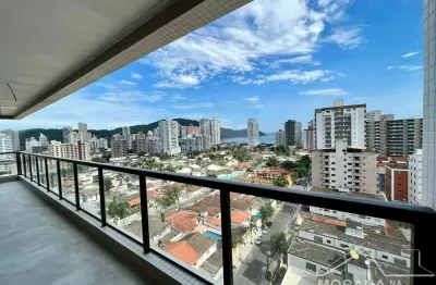 Apartamento no forte, 3 suítes, 2 vagas e vista para o mar, confira na imobiliária em praia grande.