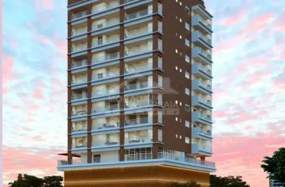 Lançamento alto padrão com 1 suíte na guilhermina, lazer, só na imobiliária em praia grande.