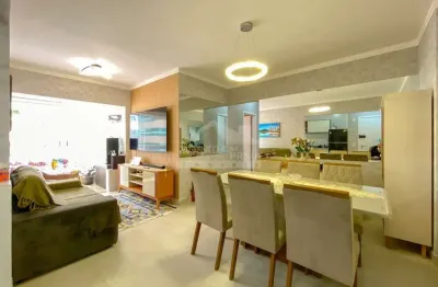 Apartamento mobiliado no forte, 3 dormitórios, terraço gourmet, lazer, confira na praia grande.