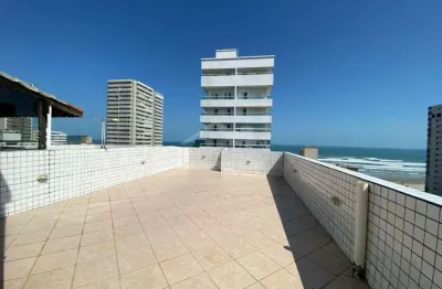 Cobertura na aviação - 1 dormitório - na imobiliária em praia grande.