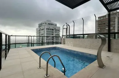 Cobertura sensacional com 257 m² no canto do forte, 3 suítes, piscina, confira em praia grande.