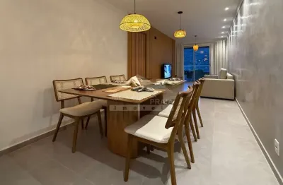 Apartamento mobiliado no canto do forte, 2 suítes, terraço gourmet, lazer, confira em praia grande.