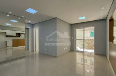 Apartamento garden na guilhermina, 2 dormitórios, terraço gourmet, lazer, confira em praia grande.