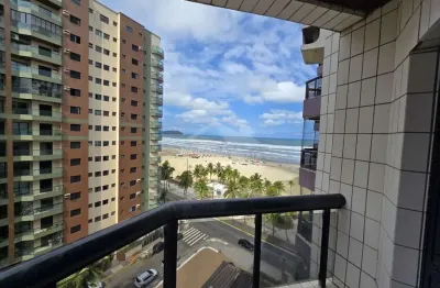 Apartamento na aviação e vista mar, 1 dormitório, lazer, confira na imobiliária na praia grande.