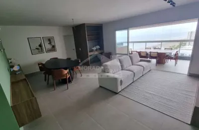 Apartamento novo e mobiliado na aviação, 3 suítes, 3 vagas, lazer completo, confira em praia grande.