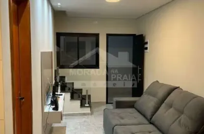 Sobrado em condominio fechado, 2 dormitórios,  casa 4, mobiliado na guilhermina.