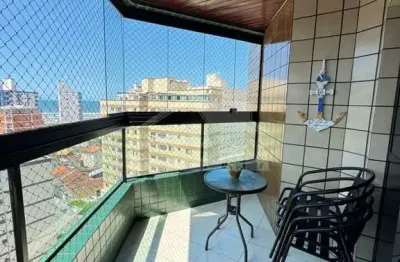 Apartamento na Tupi, 2 dormitórios com 1 suíte e 1 vaga, lazer, confira em Praia Grande.