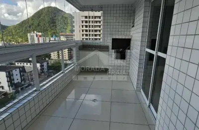 Apartamento  no forte, 1 suíte, terraço gourmet, lazer, só na imobiliária em praia grande.