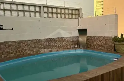 Linda cobertura para locação definitiva com 01 dorm, no caiçara em praia  grande sp