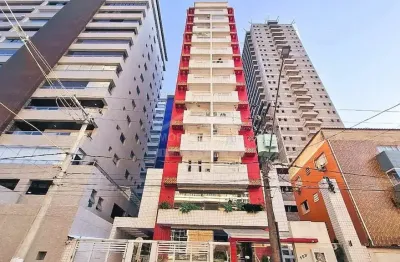Apartamento  no forte, 1 suíte, terraço gourmet, lazer, só na imobiliária em praia grande.
