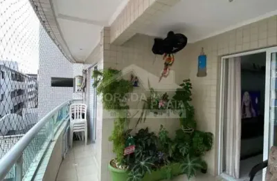 Apartamento mobiliado na tupi, 2 dormitórios, sacada, lazer, confira na imobiliária em praia grande.