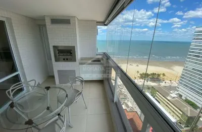 Apartamento de alto padrão 3 dormitórios, 2 suítes, 2 vagas, vista do mar, canto forte/ sp
