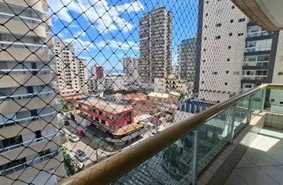 Apartamento amplo na tupi, 3 dormitórios, sacada, lazer, confira na imobiliária em praia grande.