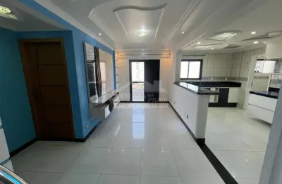 Cobertura duplex com vista mar no caiçara, 3 dormitórios, 1 suíte, 2 vagas, confira em praia grande.