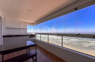 Apartamento 2 Dormitórios Vista Mar Porteira Fechana no Balneário Flórida, Praia Grande