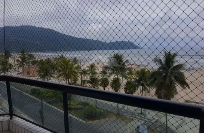 Apartamento vista mar no forte, 3 dormitórios, sacada, confira na imobiliária em praia grande.