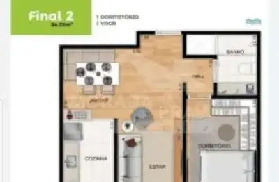 Lançamento de 1 dormitório, 300 mts da praia financiamento direto! só na imobiliária em praia grande