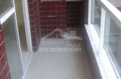 Apartamento na vila guilhermina, 2 dormitórios, sacada, confira na imobiliária em praia grande.