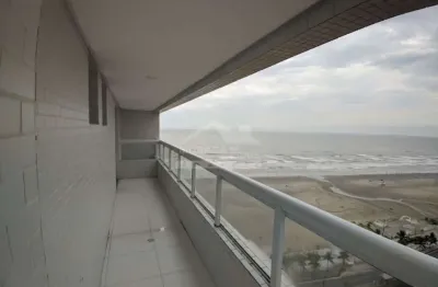 Apartamento na aviação em prédio frente mar, 2 suítes, somente na imobiliária em praia grande.