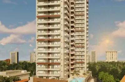 Apartamento de frente ao mar na mirim, lazer completo, confira na imobiliária em praia grande.