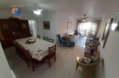 Amplo apartamento com 121 metros² boa localização e segurança enseada guarujá.