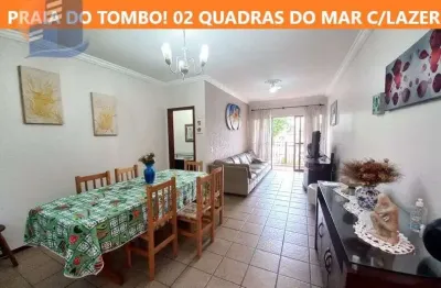Oportunidade com lazer na praia do tombo  apenas 200 metros do mar!