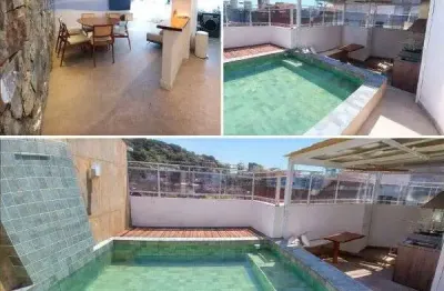 Cobertura com 3 quartos à venda na Rua Daniel de Moraes, Enseada, Guarujá, 112 m2 por R$ 495.000