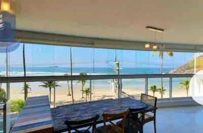 Apartamento com 3 quartos, 206 m², frente a praia da enseada