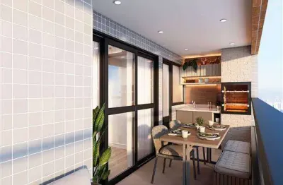 Apartamento com 2 quartos à venda na Rua General Humberto de Souza Mello, 1038, Canto do Forte, Praia Grande