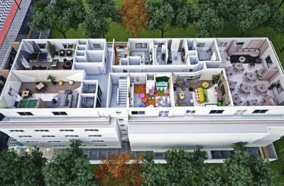 Apartamento com 2 quartos à venda na Rua Campos do Jordão, 16091, Jardim Imperador, Praia Grande