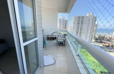 Apartamento à venda na vila caiçara – vista mar, 2 dormitórios (1 suíte) e 1 vaga