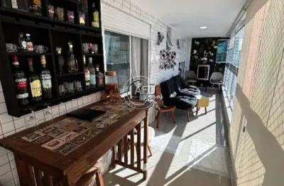 Apartamento para venda bairro vila tupi 2 suítes varanda gourmet com churrasqueira a carvão lazer completo r$ 680.000,00