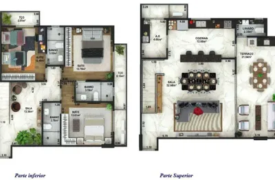 Apartamento com 3 quartos à venda na Rua Osvaldo Sampaio, 151, Aviação, Praia Grande