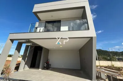Casa a venda l condomínio residencial blue, no bairro beira rio biguaçu 3 quartos