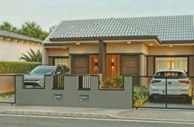 Casa em condomínio fechado com 2 quartos à venda na Avenida Lisboa, 123, Forquilhas, São José