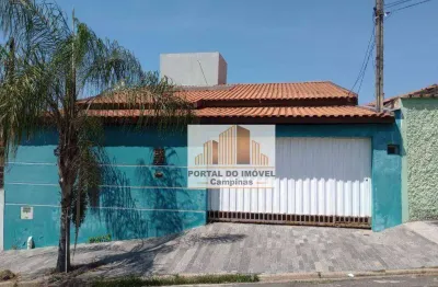 Casa com 3 dormitórios à venda, 200 m² por r$ 745.000,00 - jardim miranda - campinas/sp