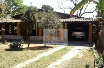Chácara com 3 dormitórios à venda, 1026 m² por r$ 600.000,00 - village campinas - campinas/sp