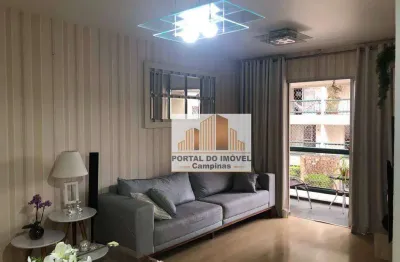 Apartamento com 3 dormitórios à venda, 98 m² por r$ 640.000,00 - jardim flamboyant - campinas/sp