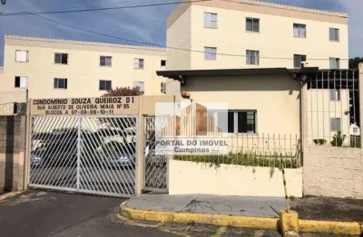 Apartamento com 2 dormitórios à venda, 58 m² por r$ 180.000,00 - conjunto residencial souza queiroz - campinas/sp