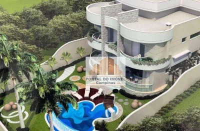 Casa no condomínio  alphaville 4 dormitórios 4 suítes por r$ 3.300.000,  em campinas-sp-