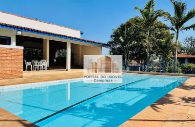 Ótima chácara com 8 dormitórios  à venda, 5000 m² por r$ 3.500.000 - chácaras são martinho - campinas/sp